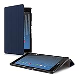 kwmobile Hülle kompatibel mit Sony Xperia Tablet Z3 Compact - Smart Cover Tablet Case Schutzhülle - Stand - in Dunkelb