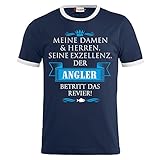 Männer und Herren T-Shirt Seine Exzellenz DER Angler Größe S - 5XL