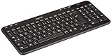 Logitech K360 Kabellose Tastatur, 2.4 GHz Verbindung via Unifying USB-Empfänger, 6 Multimedia-Tasten & 12 F-Tasten, Kompaktes & Leises Design, 3-Jahre Batterielaufzeit, Deutsches QWERTZ-Lay