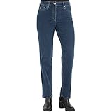 Zerres Damen Jeans Greta Straight Fit Comfort N Stretch, Größe:44;Farbe:68 STONEBLUE