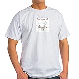 CafePress Twinadoes Grandpa T-Shirt - 100% Baumwolle T-Shirt Gr. M, aschg