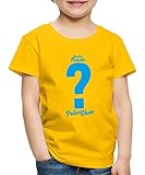 Spreadshirt Die DREI Fragezeichen Peter Shaw Kostüm Kinder Premium T-Shirt, 98-104, Sonnengelb