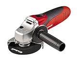 Einhell Winkelschleifer TC-AG 115 (500 W, 12000 min.-1 Drehzahl, 115mm Scheiben-Ø, Scheibenschutz, Spindelarretierung, flacher Aluminium-Getriebekopf)