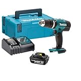 Makita DHP 453 RF1J Akku Schlagbohrschrauber 18V 42Nm im MAKPAC + 3,0 Ah Akku + Ladeg