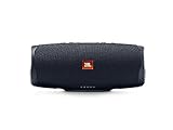 JBL Charge 4 Bluetooth-Lautsprecher in Schwarz – Wasserfeste, portable Boombox mit integrierter Powerbank – Mit nur einer Akku-Ladung bis zu 20 Stunden kabellos Musik