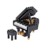 nanoblock NBC_146 NBC-146 - Grand Piano/Flügel, Minibaustein3D-Puzzle, Mini Collection Serie, 170 Teile, Schwierigkeitsstufe 2,