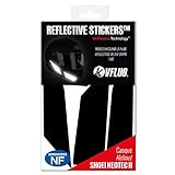 VFLUO NEOTEC II™, Kit 5 reflektierende Aufkleber SHOEI NEOTECII™, kompatibel mit Allen Motorradhelmen, 3M Technology™, Schw