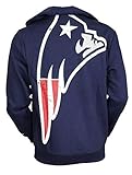 New Era New England Patriots Hoody - Big Logo Back - Navy - L