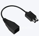 Goliton® Netzteil Stromversorgung Buchse Stecker Adapter Konverter Kabel für Xbox 360 und Xbox ONE - Schw