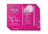 EOS LIP BALM GIFT PACK - You're the Balm Winter Duo Geschenkset (sichtbar weicher Kokosmilch Lippenbalsam & Guava Lip Scrub) in Geschenkverpackung