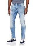 G-STAR RAW Mens Lancet Skinny Jeans, Vintage Beryl Blue C296-C003, 28W / 34L