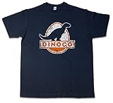 DINOCO Logo II T-Shirt Oil Company Petrol Gas Station Toy Cars Story Tankstelle Dark Blue L