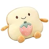 Großes niedliches Kissen, Plüschtier für Brot, 40,6 cm hoch, Plüsch, Geschenk zum Geburtstag, niedliche Puppe, super süßes Plüschspielzeug zum Geburtstag