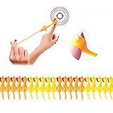 Muium(TM) 20 Stück Schleuder Huhn Strecken Fliegende Hühner Neuheit Katapult Huhn Lustig Finger Dehnbar Huhn Fliegendes Huhn, Stretch Huhn Spielzeug Gummitiere Stretch Hühner, Gummi Huhn Flick H