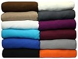 NatureMark Winter Thermo Fleece Spannbettlaken, Spannbetttuch in vielen Farben und Größen Bettlaken | 180 x 200 cm bis 200 x 200 cm - sand beig