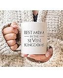 Tasse mit der Aufschrift 'Best Mom in The Seven Kingdoms', Geschenk zum Geburtstag, Game of Thrones-F