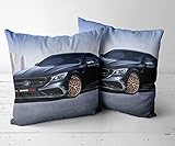 SSCLOCK Der quadratische Kissenbezug ist geeignet für: Sofa, Bett, Stuhl, Outdoor, Bankkissen, Merceedes Benz Brabus 850 1–45,7 x 45,7