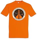 Urban Backwoods Drax Enterprise Corporation II Herren T-Shirt Orange Größe XL