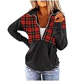 Schwarze Bluse Damen Loose fit Oberteil Damen Schwangere Kleidung Oberteil Damen rot weihnachspullis Prime Damen Schwangere Kleidung Pullover Damen fledermausärmel Rollkragenpullover D