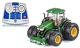 siku 6736, John Deere 7290R Traktor, Inkl. Fernsteuermodul, Grün, Metall/Kunststoff, 1:32, Ferngesteuert, Steuerung mit App via Bluetooth, Abnehmbare Dopp