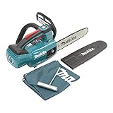 Makita DUC 254 Z 18 V Brushless Akku Kettensäge 25 cm Solo - ohne Akku und Ladegerät, Blau, Silb