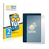 BROTECT 2X Entspiegelungs-Schutzfolie kompatibel mit Samsung Galaxy Tab S6 Lite LTE/WiFi 2020 Displayschutz-Folie Matt, Anti-Fingerp