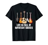 Life Is Full Of Important Choices Gitarre Gitarrist Musiker T-S