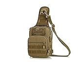 SYMALL Herren-Tasche, Militär-Rucksack, Schultertasche, Wandern, Brusttasche, Schultertasche, Umhängetasche, Outdoor, Camping, Radfahren, Wandern, klein, b