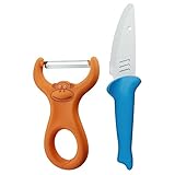 WMF Willy Mia Fred Kinderkoch-Set 2-teilig, Kindermesser, Schäler, ab 6 Jahren, Edelstahl, Kunststoff, spülmaschinengeeig