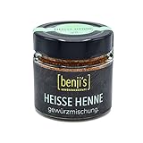 Benjis HEISSE HENNE Gewürzmischung, Gewürzmischung für Hähnchen-, Kartoffelgerichte, Geflügel Gewürz, Grillhähnchen Gewürzmischung, 80 g im Wiederverwendbaren G