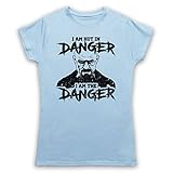 The Guns Of Brixton Breaking Bad I Am Not In Danger I Am The Danger Damen T-Shirt, Hellblau, XL