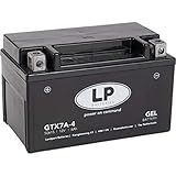 LANDPORT Gel Roller- u. Motorradbatterie GTX7A-4 (YTX7A-BS GEL) DIN 50615