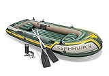 Intex Seahawk 4 Set Schlauchboot - 351 x 145 x 48 cm - 4-teilig - Grü