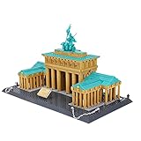 icuanuty Architektur Baukasten 1552 stücke Brandenburger Tor Stadtansicht Bausatz Weltberühmtes Wahrzeichen Modell Spielzeug Kompatibel mit Leg