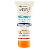 Garnier Ambre Solaire Solare Anti-Aging Creme mit Hyaluronsäure, schützt vor UV- und Rassoda die Haut, IP50+, 100