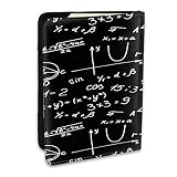 Reisepasshülle Schutzhülle Algebra Geometrie Abstrakte Mathematik PU Leder Reisebrieftasche Sperrkarte Brieftasche Reisepasshüllen 6,5 Z