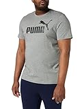 PUMA Herren T-shirt, Medium Gray Heather, M