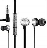 LG - Premium Headset – QuadBeat 2 – Stereo Handy In Ear Headset - Farbe Schwarz – Anrufannahme – Mikrofon – Musikwiedergabe – für kompatible LG Modelle mit 3,5 mm Klink