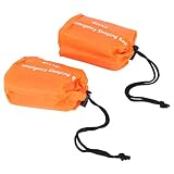 Jevina 2 Pack Not Schlaf Sack Thermische wasserdichte überleben Decke für Aussen Camping W