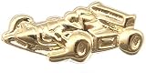 Ohrstecker per Stück echt 14 Karat Gold 585 Rennwagen (Art 602028/811122)