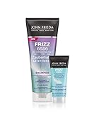 John Frieda Frizz Ease - Shampoo - Zauberhafte Leichtigkeit - Spendet Feuchtigkeit - Für feines, strohiges Haar - Vorteilsset, Hellblau, 300