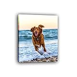 Lovmore Ihr Foto auf Leinwand, Ihr Fotodruck selbstgestalten eigenes Motiv, Leinwandbild, Fotogeschenk individuell, Foto als leinwand, DIY Wanddekoration Wohnung Deko (30X45CM,vertikal)
