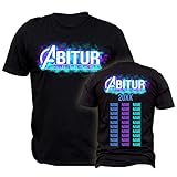 Abivengers - Abi-Shirt zum selbst Gestalten - Abitur (Damenshirt Größe:XL)