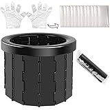 Wuciray Campingtoilette Camping Toilette Trenntoilette Tragkraft bis 200kg Mit Handschuhen und 15 Toilettenb