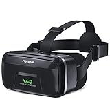 FIYAPOO VR Brille, VR 3D Virtual Reality Brille geeignet Für 3D Filme und Spiele,HD VR 3D Brille kompatibel mit 4,7-6,53 Zoll Android iPhone Smartphone,Leicht und komfortab