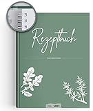 Hardcover Rezeptbuch zum Selberschreiben - mit Ringbuch innen - Kochbuch, Backbuch, Geschenk