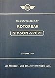 Reparatuhandbuch MOTORRAD SIMSON - SPORT AWO 425 S