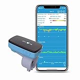 ViATOM Schlafmonitor mit APP, Vibrationsalarm, Herzfrequenz für die Überwachung über Nacht, Bluetooth und Bericht, Ringform-S