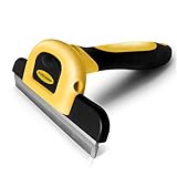 Hundebürste & Katzenbürste Fellpflege-Premium Unterwollbürste & Unterfellbürste | Antiallergische Entfilzungbürste | Fellkamm | deShedding -Tool | Für Mittel & LanghaarIfür Kleine & Große Katzen & H