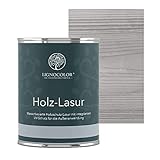 Lignocolor® Holzlasur (750ml Silbergrau) schützende Lasur für Außen & Innen Wasserb